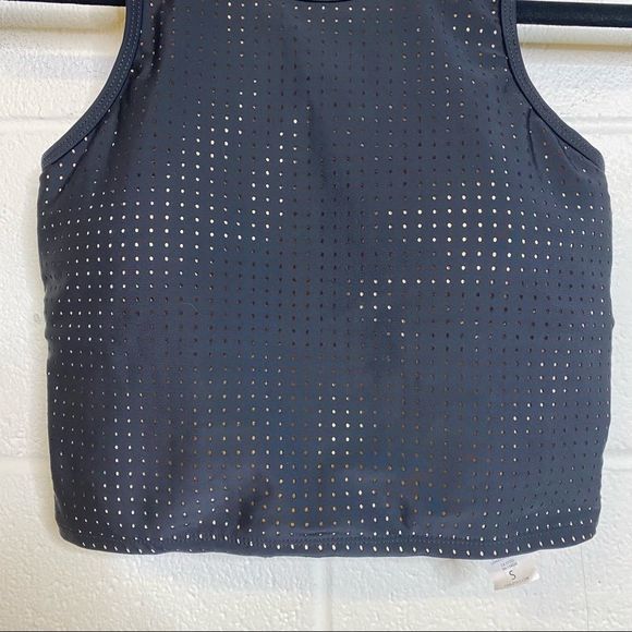 Fabletics Black Valentina Midi Bikini Top Size Small NWT - Picture 3 of 14